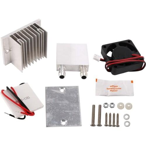 60W Thermoelectric Peltier Refrigeration Cooler TEC1-12706 12V Semiconductor Air Conditioner Cooling System DIY Kit