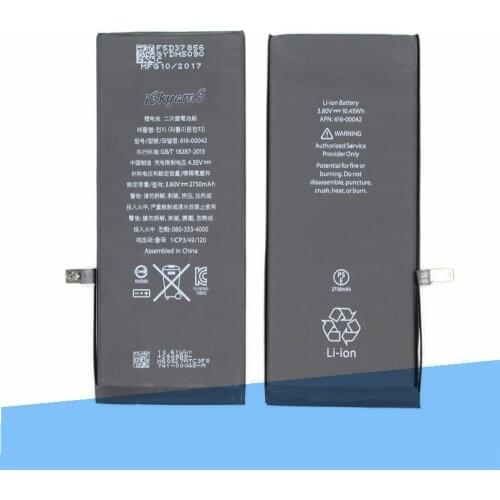 50pcs /lot 2715mAh 0 zero cycle Replacement Li-Polymer Battery For iPhone 6SPlus 6S Plus 6S+ 6S + Accumulator Batteries