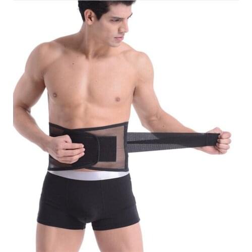 Weimostar High Elastic Men Exercise Belt Ajustable Breathable Mesh Waist Support Safety Training Fitness Belt Weightlifting belt