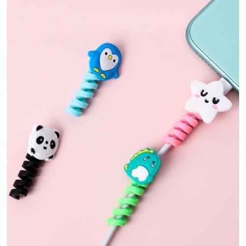 Cable Protector Cover Charger Data Cable Bracket Earphone Protector Cable Covering Line Cable Holder Cable Organizer Management