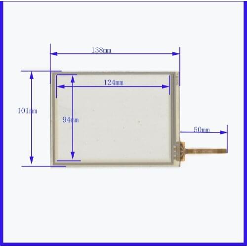 ZhiYuSun TR4-057F-21 5.7inch 4-wire resistive 138*101 Touch Panel compatible Navigator TOUCH SCREEN 138mm*101mm