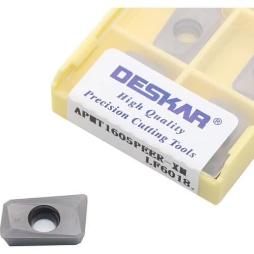 10pcs APMT1604 M2 H2 APMT1605 LF6018Carbide Milling Inserts Endmill Face Mill Cutter BAP400R Tool for Steel Stainless Steel