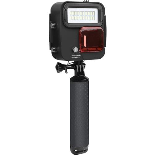 1000LM Diving Flashlight Underwater 40M with 1500mAh Rechargeable Battery Kangaroo Lighting for GoPro Hero