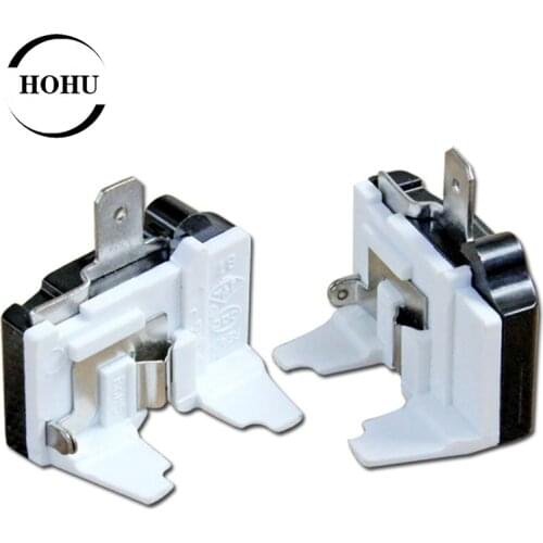 2Pcs 1/5HP Overload Protector Refrigerator Overheating Overload Protection Overcurrent Protector Freezer Compressor Accessory