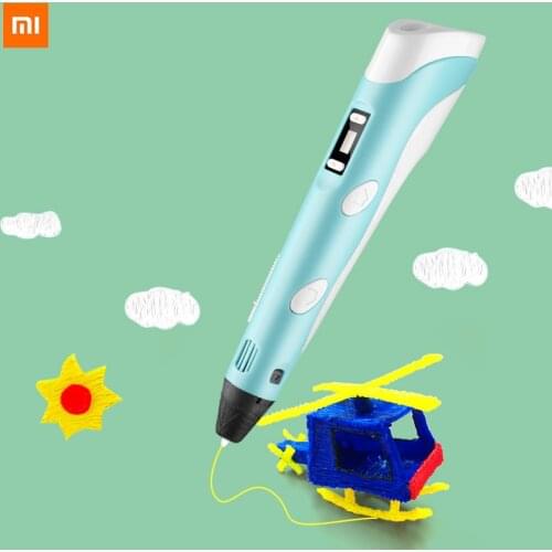 Xiaomi 3D Pen Kids Diy Drawing Pen 3D Printing Pen Support ABS PLA Filament 1.75mm With LCD Display Children Birthday Gift
