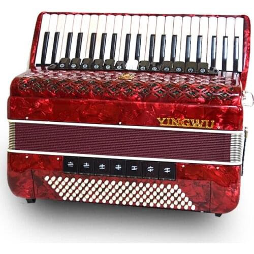 Accordion 8/32/48/60/96/120 Bass 3 Rows 4 Spring Beginners Accordion