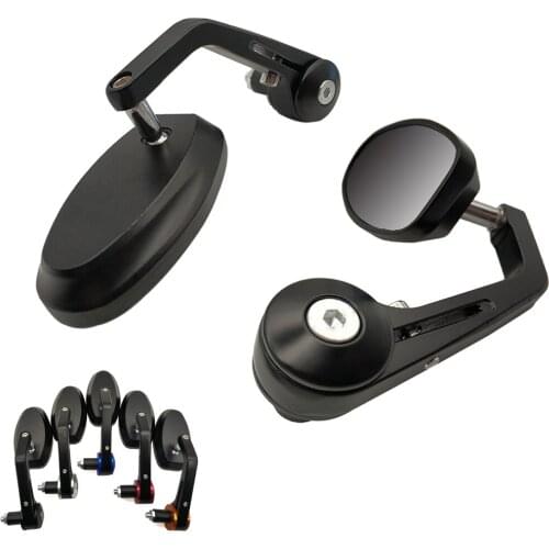 22mm Motorcycle Aluminum Rear View Handle Bar End Side Rearview Mirrors For Yamaha FZ07 FZ09 FZ6R FZ8 fz 1 09 6 fzr 400 FZ1