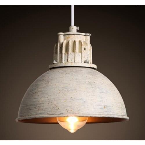 Antique Loft Decor Iron Edison LED Pendant Light Fixtures Industrial Vintage Lighting For Living Dining Room Hanging Lamp
