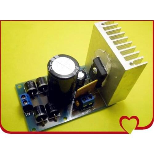 Free Shipping! 1pc Power Module LT1083 adjustable regulator board 7A with resettable fuse Tube amp filament