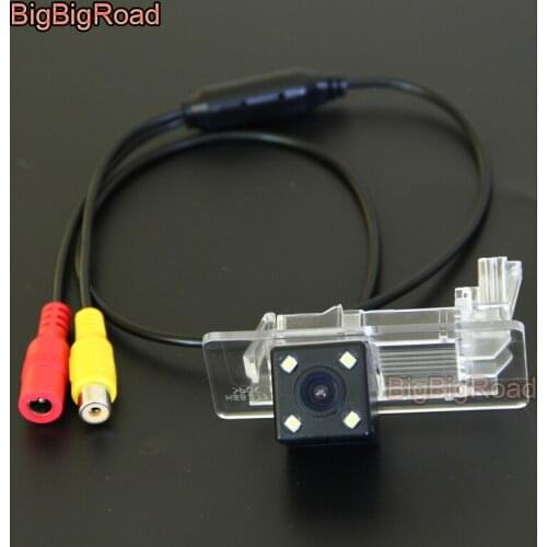 BigBigRoad Car Camera For Skoda Rapid Hatchback / Liftback Car Rear View Camera / HD Reverse Back up Camera Parking Camera