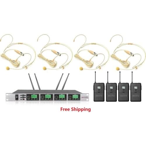 Bolymic Four Wireless microphone Headset Microphone wireless microphone system draadloze microfoon