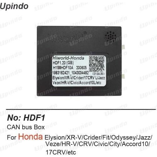 CAN Bus Box decoder Adapter For Honda Elysion XR-V Crider CRV Jazz Vezel HR-V Civic Accord Freed Greiz Car stereo Android Radio