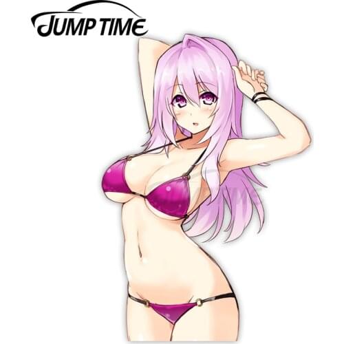 Jump Time Cu-no Yayoi Sakura 8.8 Anime Sexy Girl Vinyl Decal Waifu Car sticker