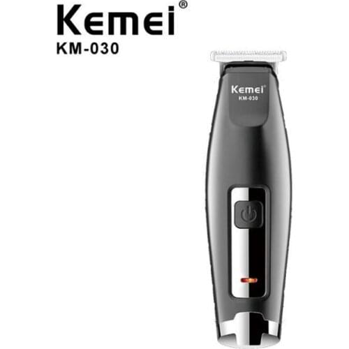 Kemei hair trimmer KM-030 USB rechargeable hair clipper cordless haircut machine beard trimmer LCD display beard trimmer