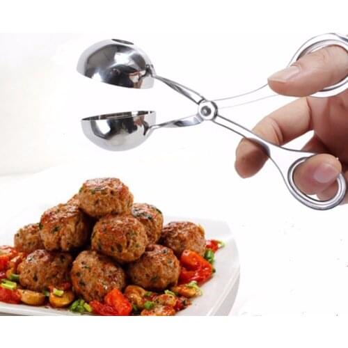 Kitchen Cooking Meatball Maker Mould Stainless Steel Stuffed Meat Ball Machine DIY Fish Meat Ball Maker Meatball Mold Tools