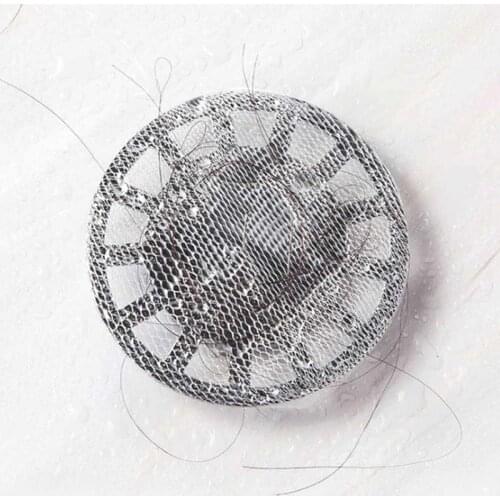 Top selling 100PCS/Pack Floor Drain Filter Net Bathroom Toilet Washroom Hair Filter Catcher Bathtub Sink Floor Drain Screen