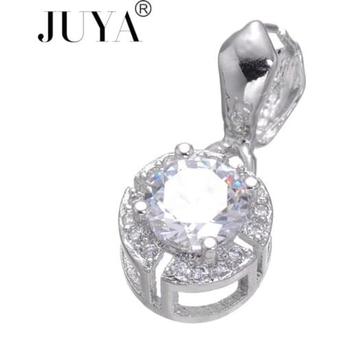 Fashion Jewelry Shining Zircon Charms Pendants For Bracelets & Necklaces Diy Copper Micro Pave Czech Clasps Bijoux Berloques