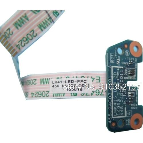 Laptop LED Board For Lenovo K41 K41-80 5C50L02009 450.04C02.0011 LED BD W K41-80 With Cable New