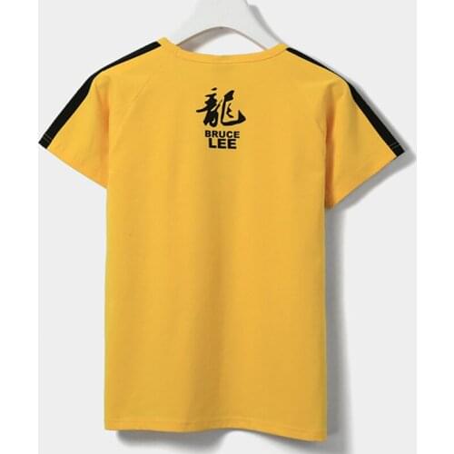 USHINE bawełna koszula odzież sztuki walki WingChun KungFu koszula koszulka z krótkim rękawkiem klasyczny KungFu mundurek strój