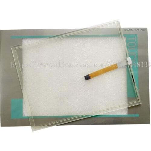 Touch Screen Panel Glass Digitizer for 6AV7861-5TB10-1BA0 FLAT PANEL PRO 15" 3.3mm Thickness Touch pad +Overlay Protective Film