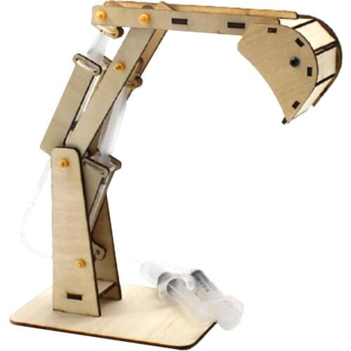 1Set DIY Model Realistic Hands-on Ability Improvement Technical Children Educational Excavator Toy for Kindergarten