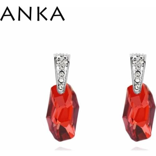 2020 Rushed Pendientes Brincos Brinco Free Shipping Crystal Pierced Earrings Crystals from Austria Wholesale Jewelry #99918