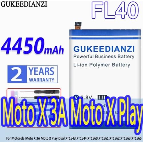 4450mAh Replacement battery FL40 For Motorola Moto X 3A Moto X Play Dual XT1543 XT1544 XT1560 XT1561 XT1562 XT1563 XT1565