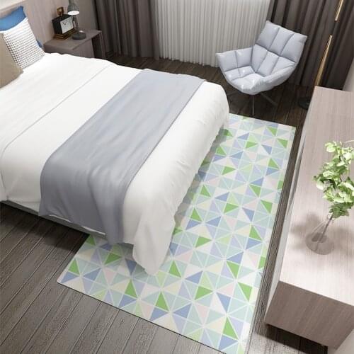 Thicken Simple And Fresh Carpets For Kids Room Tender Leaves Decoration Area Rug Soft Comfortable Unfading Washable Anti Slip