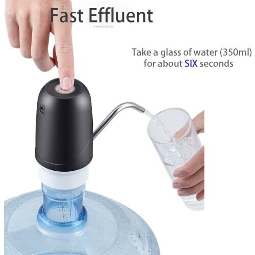Automatic Bump for Water Bottle Gallon Smart Electric Drinking Water Dispenser Silent Portable USB Charge Pump for 5-18L Home