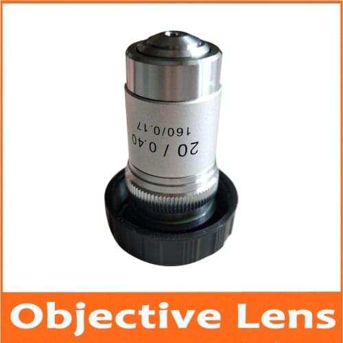 20 Times 20X 195 Biomicroscope System Achromatic Lab Laboratory Education Bio-Microscope Biological Microscope Objective Lens