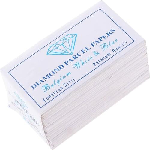 25 Pieces Diamond Parcel Papers for Gemologist Jewellers Gem Stone Storing Pack