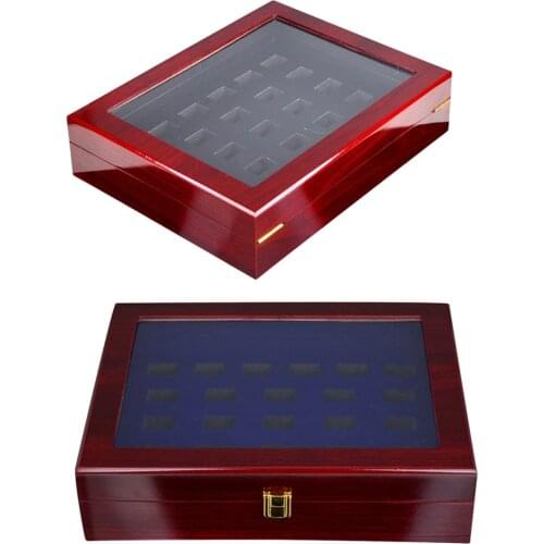 Handmade Wooden Jewelry Box Trinket Championship Rings Keepsake Storage