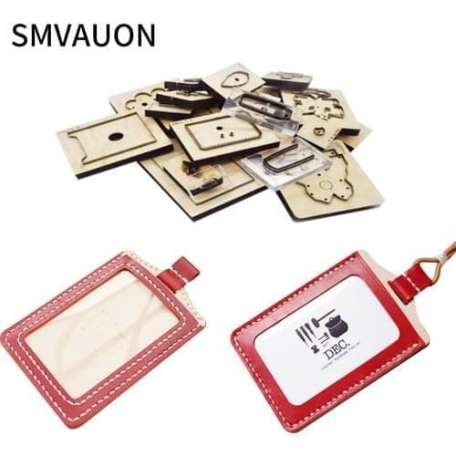 Wooden Cutting Dies Diy 2021 Leather Mold Card Holder Tag For Die Cutting Machine