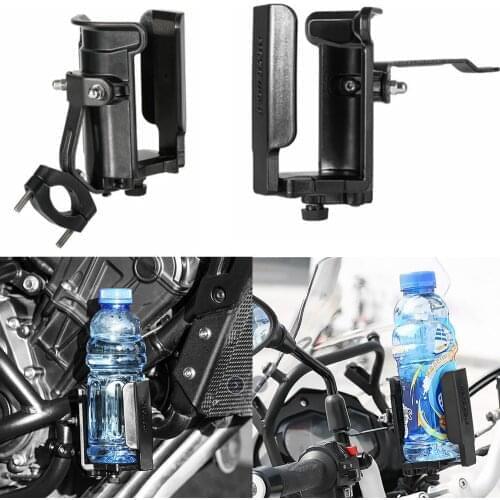 For BMW R1200GS ADV F800GS F700GS CRF1000L Africa Twin CRF1000 Motorcycle Beverage Water Bottle Drink Cup Holder Mount