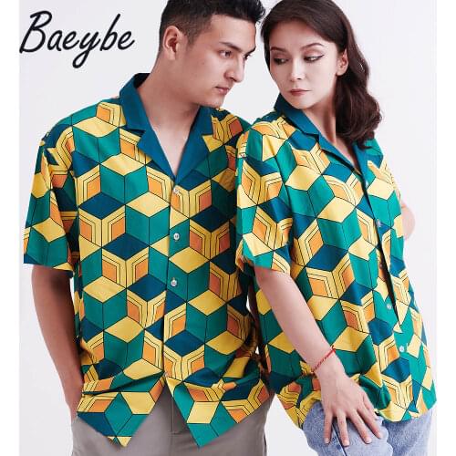 Hawaiian Shirt Mans Camisas Male&Female Oversized Print Cartoon Casual Shirts 2021 Beach Womens Blouse For Summer Pool Party