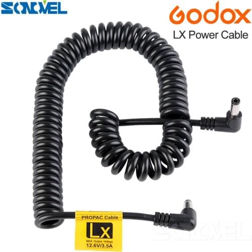Godox LX Power Cable For Connecting PB960/PB820S/PB820 Flash Power Pack and Godox LED Video Light & Speedlite