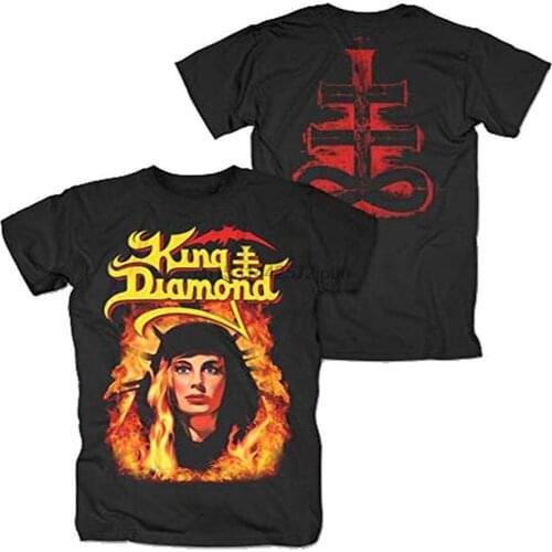 King Diamond Portrait Metal Cross T Shirt Official