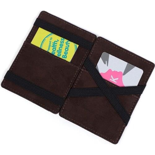 Crazy Horse Leather RFID Blocking Change Purse Men Wallet Credit Card Holder Men Women Card Case Male Coin Purse