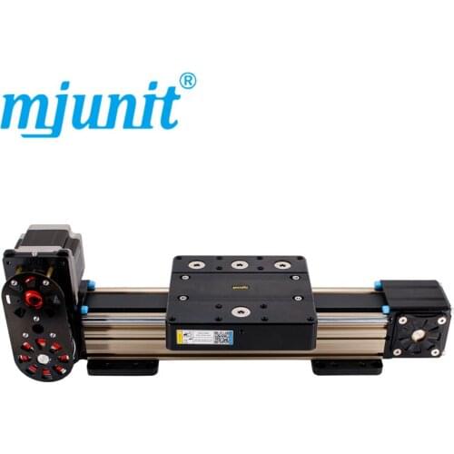 Mjunit MJ80 with 2400mm stroke length Timing Pulley Reducer linear motor actuator linear rail unit low price