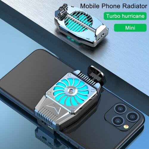 New Mobile Phone Radiator USB Game Cooler System Cooling Fan Gamepad For iphone Xiaomi Black Shark 3 Huawei Samsung Phone 2021
