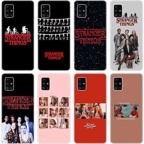 Stranger Things Soft Case for Samsung Galaxy A12 A02 A03S A21S A22 A32 A52 A72 A82 Quantum 2 S21 Plus FE Ultra M02S M12 Cover