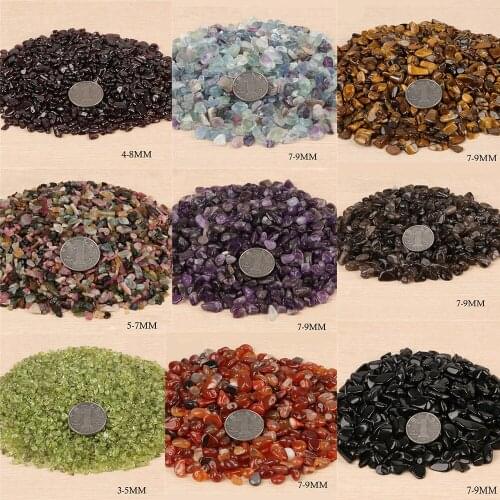 New Arrival 100G/Bag Natural Chip Stone Irregular Shape Loose Stone Beads For DIY Stone Beads Handmade Jewelry Making(No Holes)