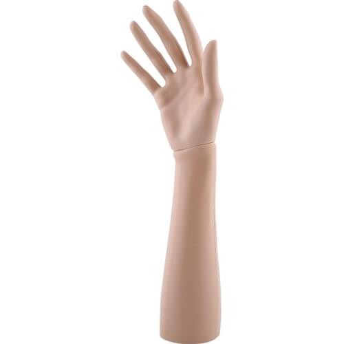 Female Right Hand Mannequin Jewelry Watch Gloves Display Stand Holder Model Arm Finger Ring Bangle Jewelry Display Stand Model