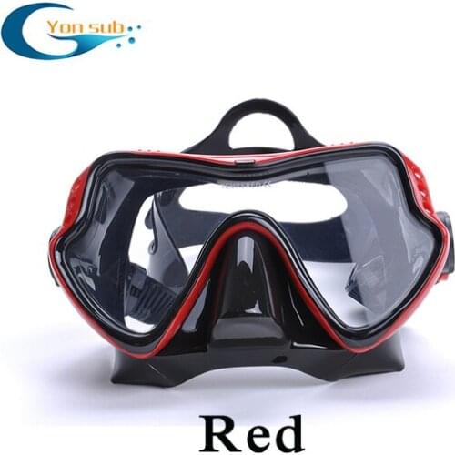 Yonsub Professional Scuba Diving Mask Snorkel Anti-Fog Goggles Glasses Swimming Snorkel Set Fishing Pool Equipment four colors