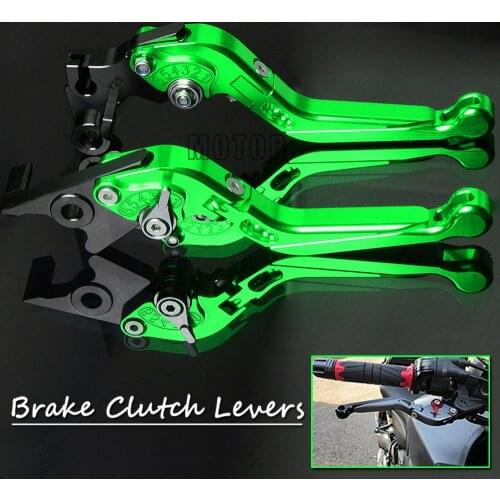 Motorcycle Levers For Kawasaki NINJA 400R 650R ER6F ER6N VERSYS 650cc Brake Clutch Pivot CNC Extendable Lever 450 650 R ER 6 F N