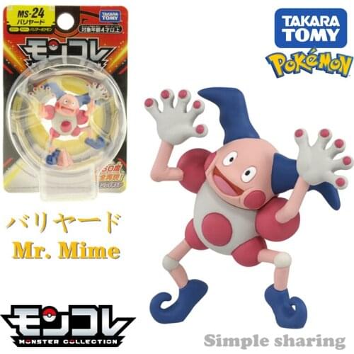 Takara Tomy Pokemon Moncolle Monster Collection MS-24 Mr.Mime Barrierd