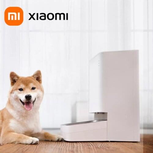 Xiaomi Mijia Smart Pet Feeder Automatic Feeding Timing Design Keep Food Fresh Make a Pet Diet Plan Work With Mi Home App