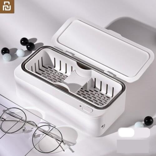 In stocks New Xiaomi Youpin EraClean ultrasonic cleaning machine for small household Glasses Watch jewellery makeup cleaner
