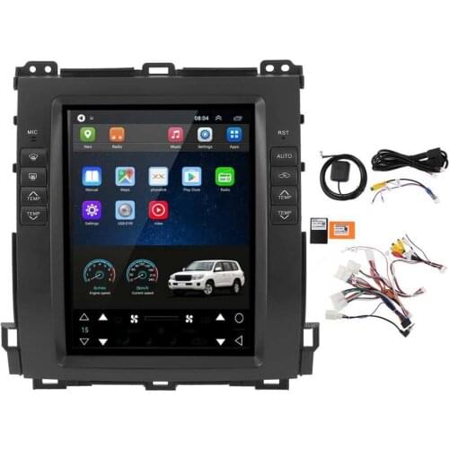 10.4in Navigation Display Bluetooth Audio Video Player for Android Fit for Land Cruiser Prado 2002-2009 Car GPS