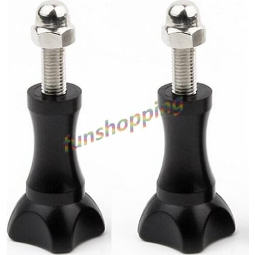 2pcs/Set Hot for Gopro Screws Accessories Thumb Knob Bolt Nut Screw For GoPro Hero 1 2 3 3+ 4 5 Screw Mount